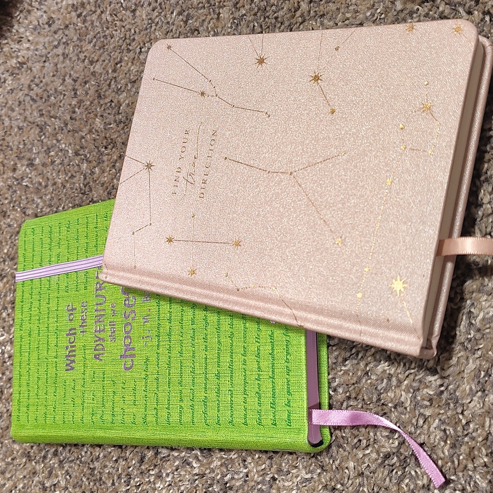 DesignWorks Ink Starry Beige Journal & A NOVEL JOURNAL PETER PAN BUNDLE LISTING